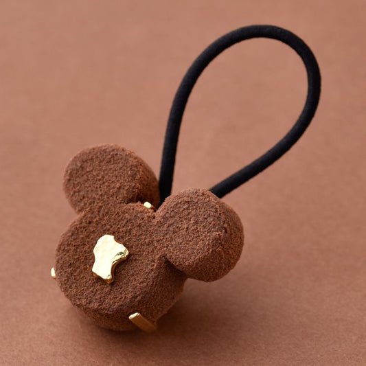 Disney Store - Mickey Mouse Hair Tie Luxury Chocolate (Brown) - Hair Accessory