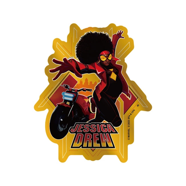 Disney Store - Spider-Man About the Spider-Verse Metal Sticker (SPIDER-WOMAN) - Sticker