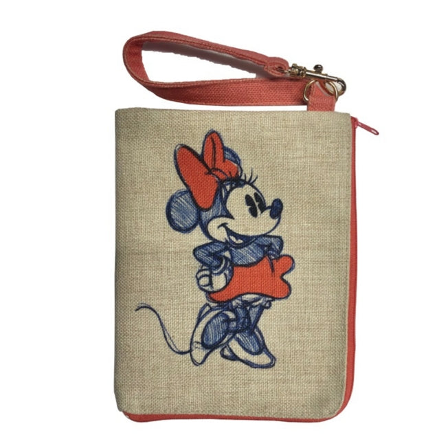 Disney Store - Disney Rendezvous Leinenoptik-Tasche - Kosmetiktasche Japan Disney Store