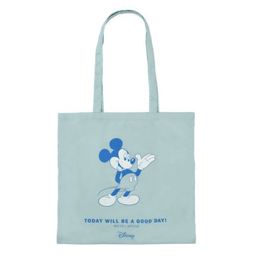 Disney Store - Mickey Blue Flat Logo Tote Bag Collection - Einkaufstasche