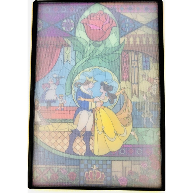 Disney Store - Ständer mit Stained Glass Beauty and the Beast - Küchenaccessoire