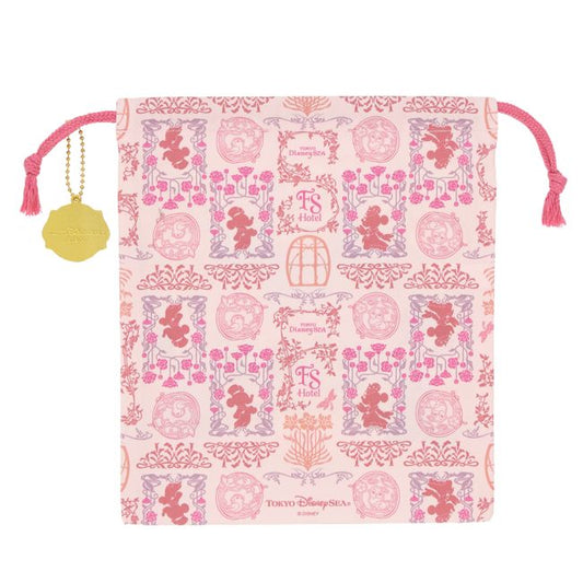 Disney Store Kinchaku Mickey Minnie Pouch