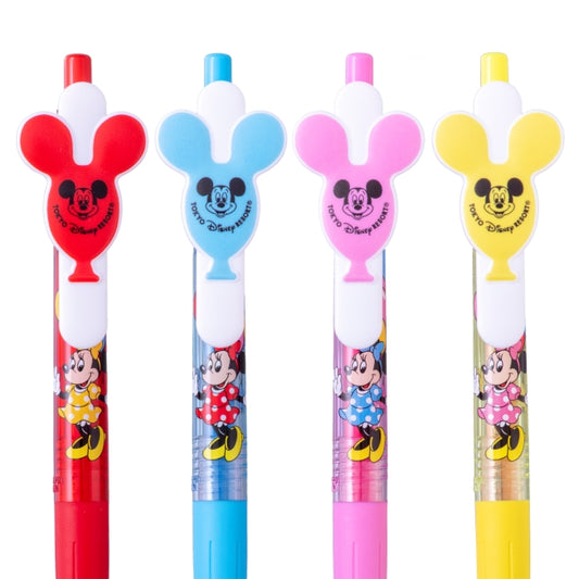 Minnie Mouse Sarasa Ballpoint Pen 4 Colors 4 Pieces