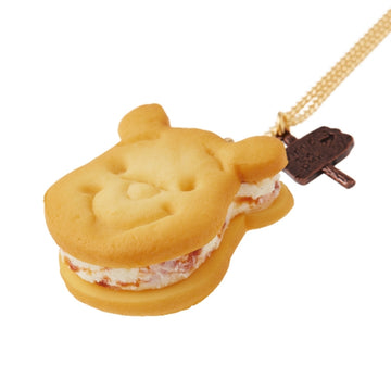 Disney Store - Kuscheliger Pooh / Halskette Honigkaramell-Cookie-Sandwich-Eis - Schmuck