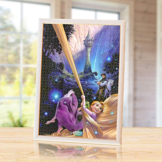 Disney Store - Rapunzel Stained Art Puzzle 1000 Teile "Dream Feeling" - Puzzle