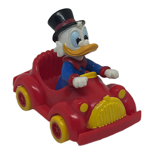 Disney - Dagobert Duck mit Auto 1986 - Figur 7cm Disney