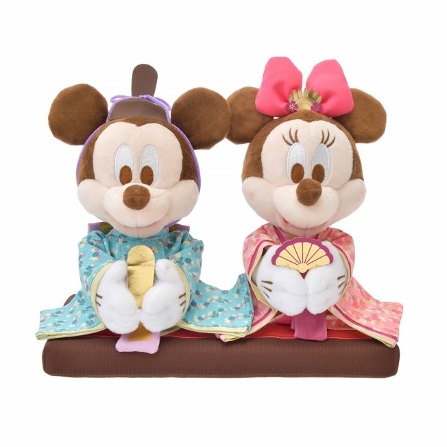 Disney Store - Mickey &amp; Minnie Plush Doll Hina-Matsuri - Stuffed Animal