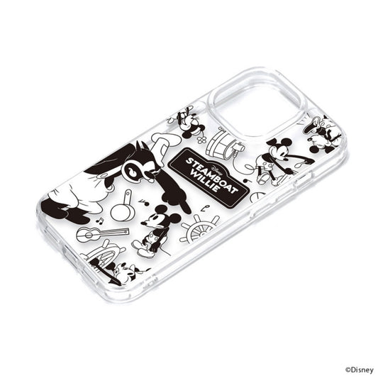 Disney Store - Dampfschiff Willie Clear Hybrid Hülle für iPhone 15 Pro - Handyhülle