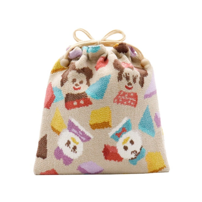 Disney Store - Disney KIDEA Okuyuki Mickey & Friends - Drawstring Bag Japan Disney Store