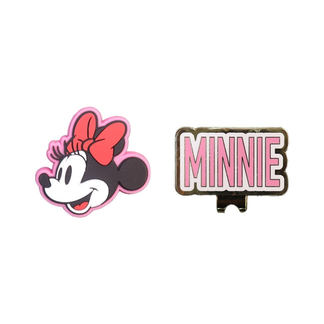 Disney Store - Minnie Mouse Golf Marker with Cute Face Marker - Golf Accessories