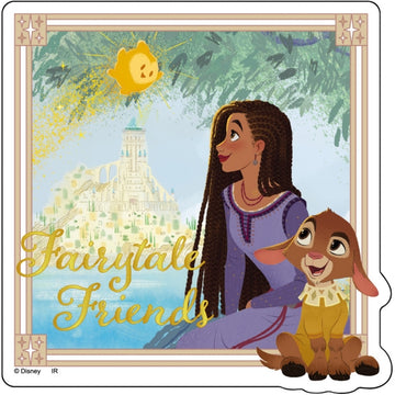 Disney Store - Disney Movie "Wish" Embossed Sticker A - Collectible Sticker