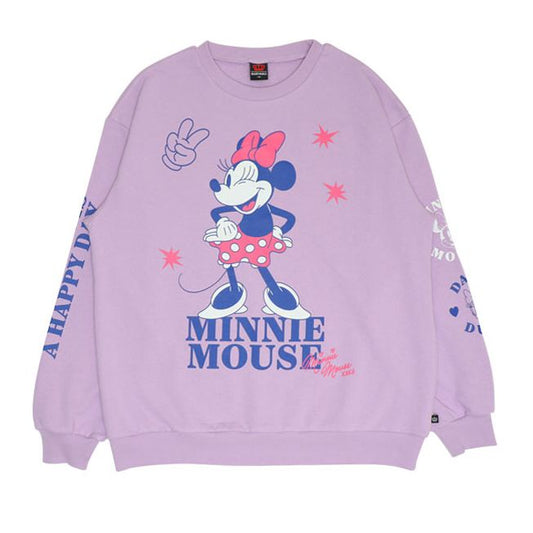 Disney Store - Babydoll Minnie Daisy Mutter-Kind-Partner-Charaktertrainer 0125A / Unisex Männer und Frauen gemeinsam Link-Koordinierungspullover Sweatshirt-Material Langarm - Pullover