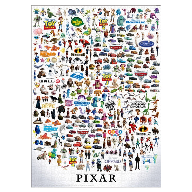 Disney Store - Pixar All Character Puzzle 2000 Teile "Pixar Charaktere/Große Sammlung" - Puzzle