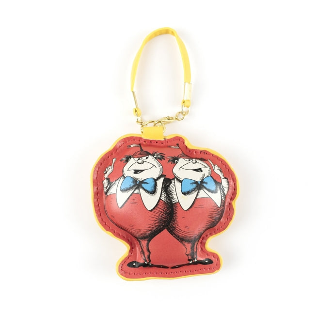 Disney Store - Kunstleder Schlüsselanhänger Tweedle Dee und Tweedle Dum - Accessoire Japan Disney Store