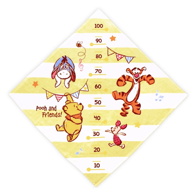 Disney Store - Kuma no Pooh with altimeter 80x80cm 100% cotton - bath towel