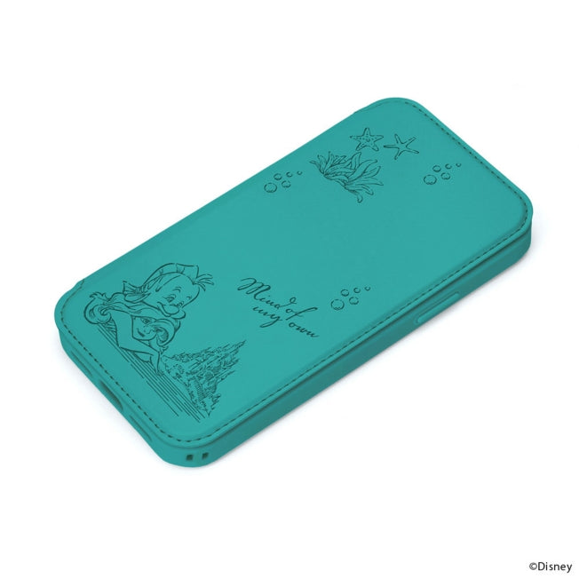 Disney Store - Ariel iPhone 15Pro Glass Flip Case - Mobile Phone Accessories