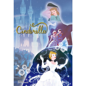 Disney Store - Yano Man Cinderella Petit (Transparent Pieces) 70 Piece Silhouette Memory - Puzzle