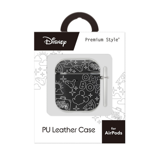 Disney Store Mickey Mouse Black AirPods PU Leather Case Accessories