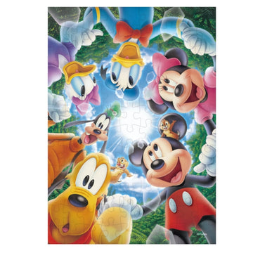 Mickey Maus 108-teiliges Puzzle "Verbinde die Herzen!!"