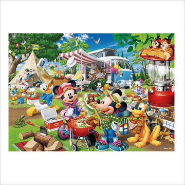 Disney Store - Mickey & Friends Puzzle 300 Teile "Alle zusammen beim Camping!" - Puzzle