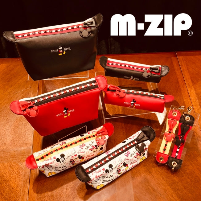 Disney Store - Mickey M-ZIP Stiftemappe - Schreibwaren. Japan Disney Store