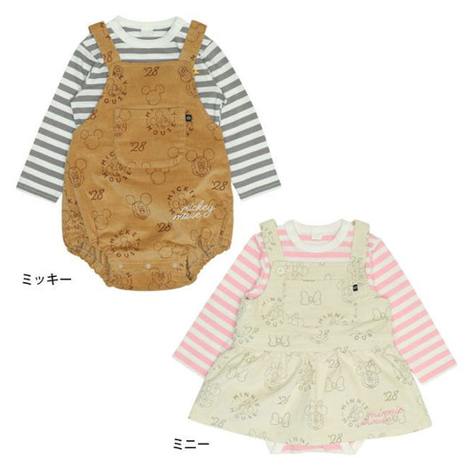 Disney Store - Mickey Corduroy Latzhose 2-teiliges Set - Babykleidung