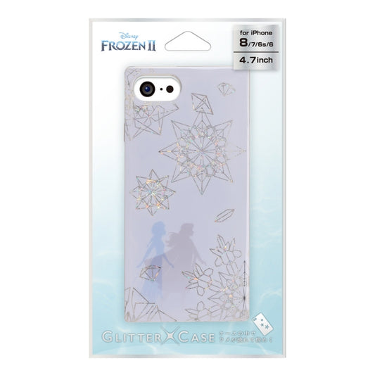 Disney Store - Frozen 2 / Purple Glitter Case for iPhone 6/6s/7/8/SE - Mobile Phone Case