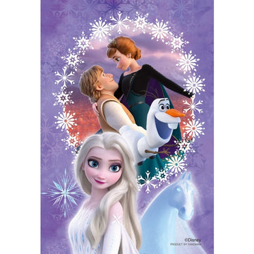 Disney Store - Yano Man Elsa Mini (Transparent Pieces) 70 Piece Happiness Frame - Elsa - 10x14.7cm - Puzzle