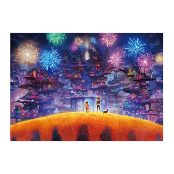 Disney Store - Erinnere dich an mich Puzzle 300 Teile "Land der Toten (Erinnere dich an mich)" Canvas-Stil - Puzzle