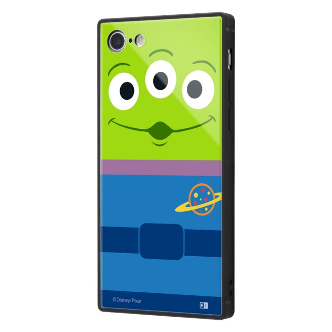 Disney Store - iPhone SE (3. Generation)/SE (2. Generation)/8/7/ 'Disney-Pixar Charaktere' / Stoßfeste Hülle KAKU Triple Hybrid / 'Toy Story/Little Green Men'【Auftragsproduktion】- Handyhülle