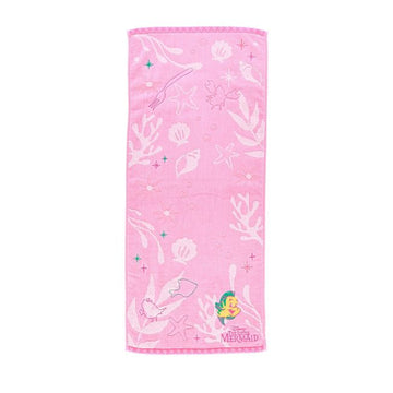 Disney Store - The Little Mermaid Iconic Shell Face Towel - Bathroom Accessory