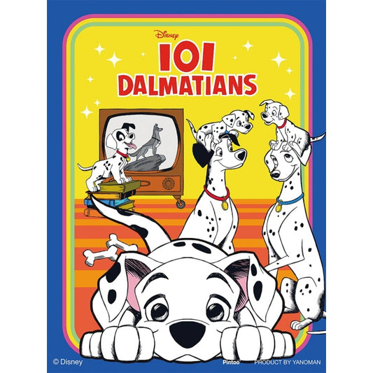 Disney Store - Yano Man 101 Dalmatians Petit Paris (aus Kunststoff, transparente Teile) 150 Teile Disney Classics - 101 Dalmatians - 7,6 x 10,2 cm Miniatur Staffelei