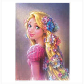 Disney Store Rapunzel on the Tower Jigsaw Puzzle 1000 Piece Canvas Style Radiant Hair Princess (Rapunzel)