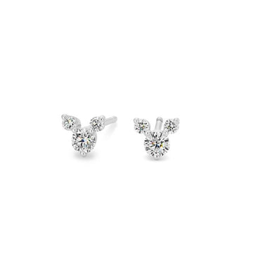 Disney Store - Mickey Mouse - Three Diamonds - Earrings (model number: SEDS-606)