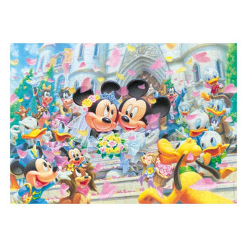 Disney Store - Mickey & Friends Holografisches Kristall Puzzle 108 Teile "Flower Shower Dream" - Puzzle