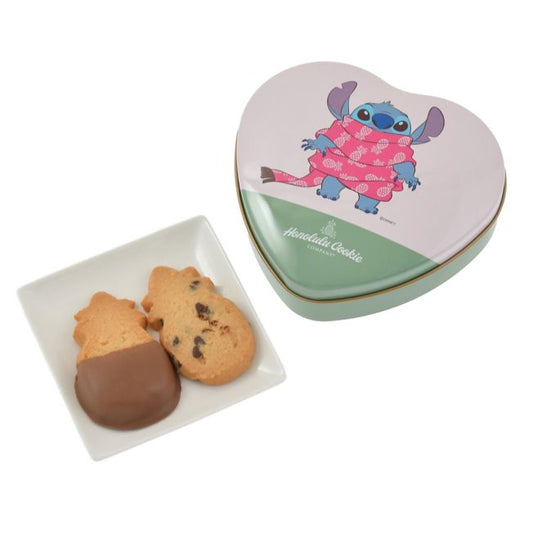 Disney Store - Honolulu Cookie Company Stitch Cookie Herzförmige Dose - Lebensmittelprodukt