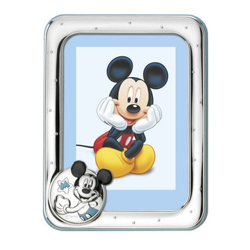 Disney Store - VALENTI Fotorahmen mit Mickey Mouse (Medaille) Silberveredelung - Bilderrahmen