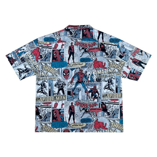 Disney Store - Marvel Spider-Man Comic Allover Shirt - Shirt