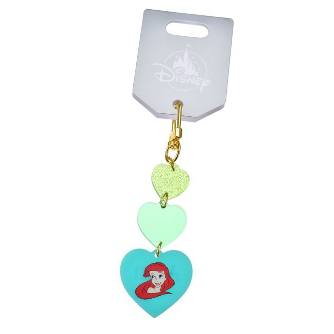 Disney Store - Ariel Schlüsselanhänger mit dreifachem Herz - Schlüsselanhänger