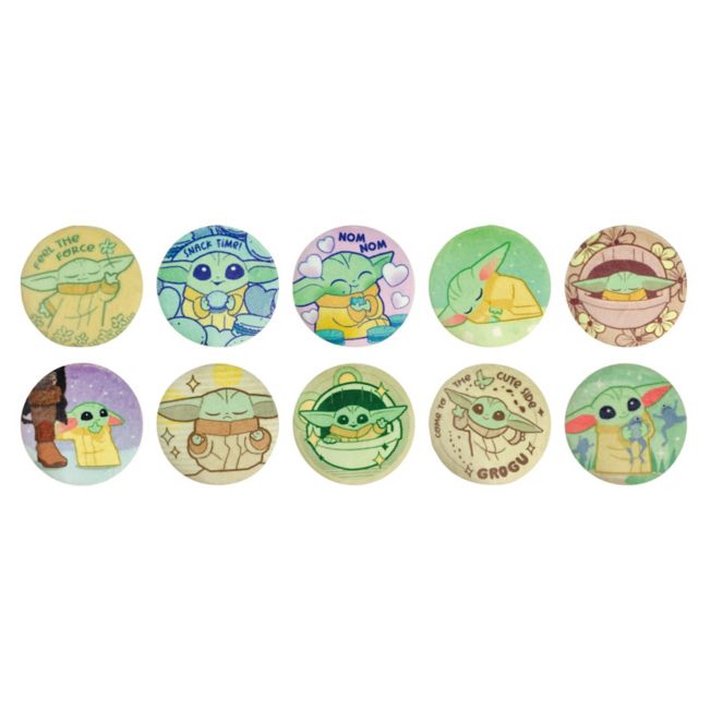 Disney Store - Grogu Blind Fluffy Can Badge (VOL.2) *All 10 Types - Pin