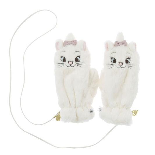 Disney Store - Marie Fashionable Cat Gloves with Strap Winter Park Fashion.