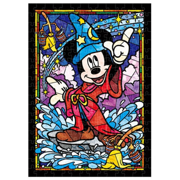 Disney Store Mickey Mouse Stained Glass Puzzle Puzzle