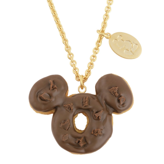 Disney Store - Mickey Mouse Halskette Schmelzschokolade Donut - Schmuck