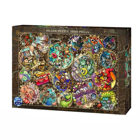 Disney Store - Pixar Puzzle 1000 Teile "Gear World (Pixar Charaktere)" - Puzzle