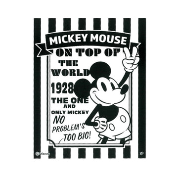 Disney Store - Disney Charakter Aufkleber Mickey/Monochrom - Aufkleber