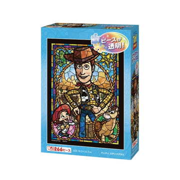 Disney Store - Woody Stained Glass Puzzle 266 Pieces - Puzzle