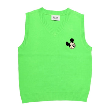 Disney Store Mickey Mouse Embroidered Knit Vest - Garment