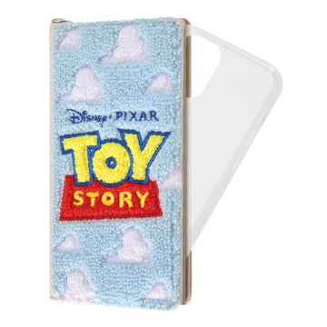 Disney Store - iPhone 12 / 12 Pro 'Disney-Pixar Character' / Flip Case with Sagara Embroidery / 'Toy Story / Logo' - Mobile Phone Case