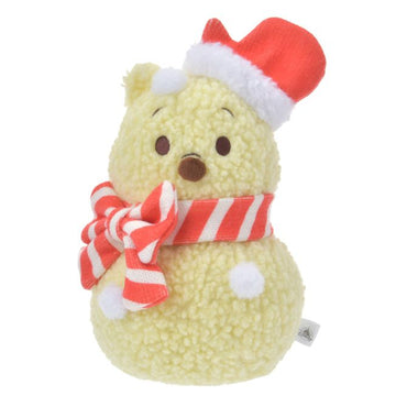 Disney Store - Winnie the Pooh Snowman Plush Toy - Stuffed Animal