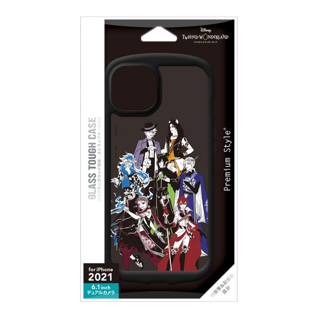 Disney Store - Disney Twisted Wonderland iPhone 13 Glass Case - Mobile Phone Case